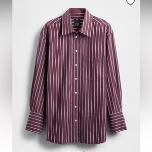 Gap Organic Cotton Poplin Big Shirt